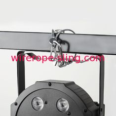 Acier inoxydable de verrouillage résistant de bride de câble métallique de 10 paquets pour la sécurité de lumière d'étape