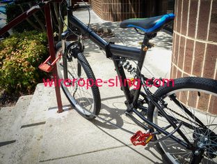 le vinyle de bride de câble métallique de 12mm a enduit l'acier tressé des extrémités faites une boucle scellées