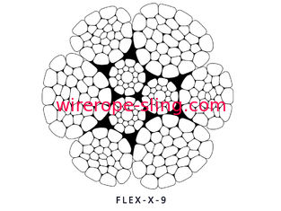 Résistance à l'usure de corde de fil d'acier de grue du port LKS-K9 excellente pour le chargement/le déchargement de port