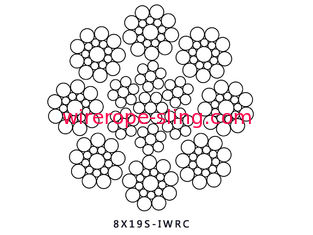 corde du fil d'acier 8x19S pour le câble métallique d'ascenseur de mail de traction d'ascenseur