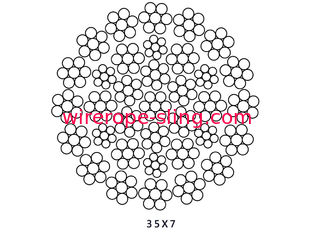 Grand poids léger de corde de fil d'acier de facteur de sécurité pour la grue à tour de grue d'automobile