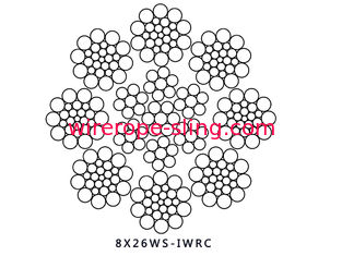 Fatiguez le câble métallique de noyau de fibre de résistance, câble métallique d'Iwrc pour le chargement/le déchargement de port