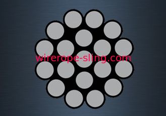 1x19 a galvanisé la configuration à haute résistance de la force RHOL de câbles de porte de garage de câble métallique