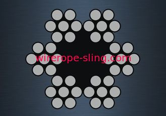 6x7 (6/1) résistance à la rupture galvanisée de haute de résistance à la corrosion de câble métallique