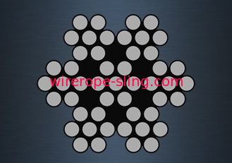 6x7 (6/1) résistance à la rupture galvanisée de haute de résistance à la corrosion de câble métallique