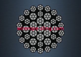 Norme résistante galvanisée de la résistance à l'usure de câble métallique de rotation 37X7 BS