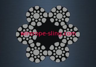 Stabilité galvanisée flexible d'opération de résistance à la rupture de haute de câble métallique