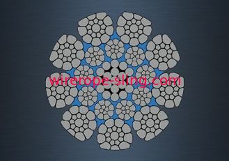 Acier tournant non le câble métallique, fil galvanisé de câble K9 x stabilité dimensionnelle de K19S