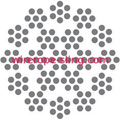 Câble en acier échoué non allié, militaires de corde d'acier inoxydable lubrifiés