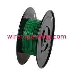 Force de rupture forte de durée de vie de corde enduite de fil d'acier de sécurité de remorque longue