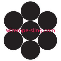 Type 316 câble de sécurité d'acier inoxydable, norme du câble métallique d'avions DIN