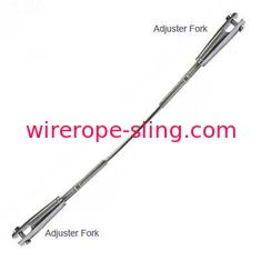 Catégorie marine de solides solubles d'Assemblées architecturales de câble métallique avec la fourchette de régleur