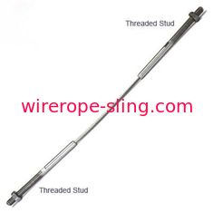 Le matériel en acier commercial de câble, goujon de câble métallique a fileté l'acier inoxydable de 316 catégories