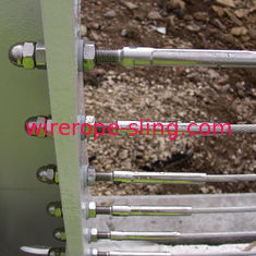 Le matériel en acier commercial de câble, goujon de câble métallique a fileté l'acier inoxydable de 316 catégories