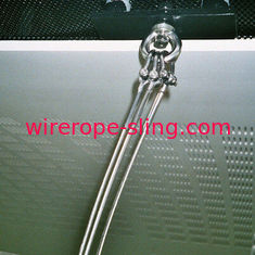 Oeil d'Assemblées de câble métallique d'acier inoxydable pour observer la corde de forte intensité