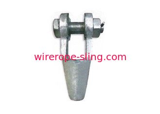 Bride extérieure galvanisée de câble métallique avec la douille ouverte de filière versée d&#39;acier allié