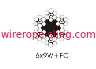 Liant le fil d&#39;acier galvanisé 6 x 9, câbles de levage en acier de chalutage 5mm