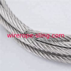 Câble en acier inoxydable hautement flexible en acier inoxydable, qualité marine, 7 x 19