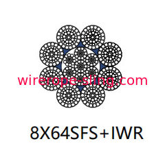 Câble linéaire 8 x 64 SFs d'acier inoxydable de contact pour la ligne d'ancre de forage en mer