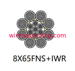 Corde de fil d&#39;acier résistante de rotation force de fatigue élevée de 40mm - de 160mm pour le levage