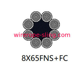 Corde de fil d&#39;acier résistante de rotation force de fatigue élevée de 40mm - de 160mm pour le levage