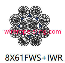Câble métallique de levage de haut fourneau galvanisé avec une charge de rupture supérieure