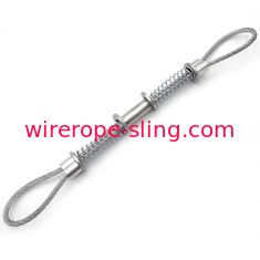 corde et bride de fil d'acier de Whipcheck de tuyau de 3.2mm avec les olives en aluminium