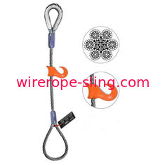 Glissement de la boucle flamande en acier d'oeil d'élingues de levage de crochet de foulard au dé résistant