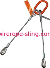 Dé résistant de bride de câble métallique de deux jambes » maillon à Thimble1-1/2 de jonction oblong