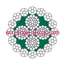 Grue télescopique levant la corde intérieure du câble métallique en métal LKS 16-4 CP plus tard étampée