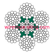 Grue de pont levant la norme enduite de la classe B de zinc de la corde LKS 6-1 P de fil d'acier