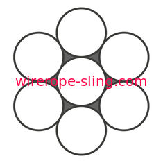 304 câble métallique 1570 en acier de câble de MPA du câble métallique de 1X7 5mm T/S pour l'architecture