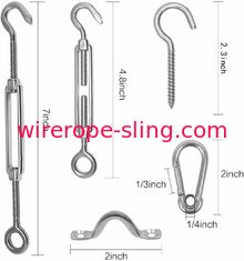 Lanterne et crochets de câble d'Assemblées de câble métallique de kit de suspension de lumière de ficelle de globe