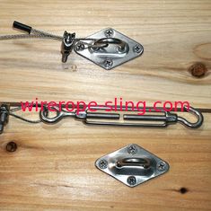 La ficelle extérieure allume le kit accrochant de suspension du câble métallique d'acier inoxydable du kit 1x19 304