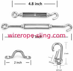 Câble métallique enduit d'acier inoxydable de vinyle pour le kit 150ft de suspension de lumière de ficelle de globe