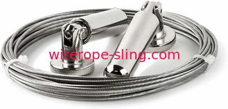 Le rideau drapent les photos universelles réglées de coup d'ensemble de rechange de câble métallique