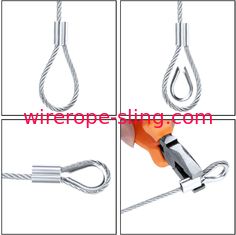 Tendeur de fil de lanterne câble métallique de 2mm x 50 pi avec le revêtement de PVC