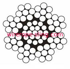 câble d'acier inoxydable de 8x7-WSC 1x19 1.5mm pour le régulateur de fenêtre de camion