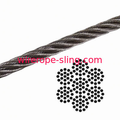 Câble d'avions de structure compacte norme 7 x des BS de 500 pi de longueur construction 19