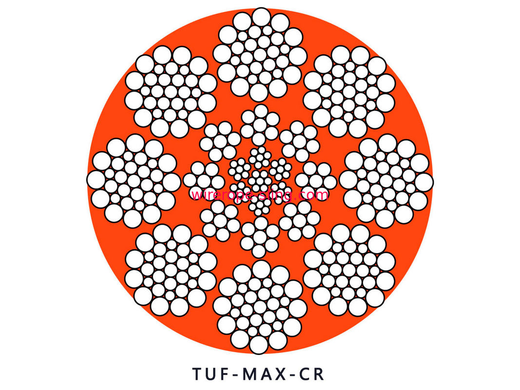 LKS - max C - résistance de fatigue de corde de fil d'acier de R excellente pour la poussée et la traction d'excavatrice