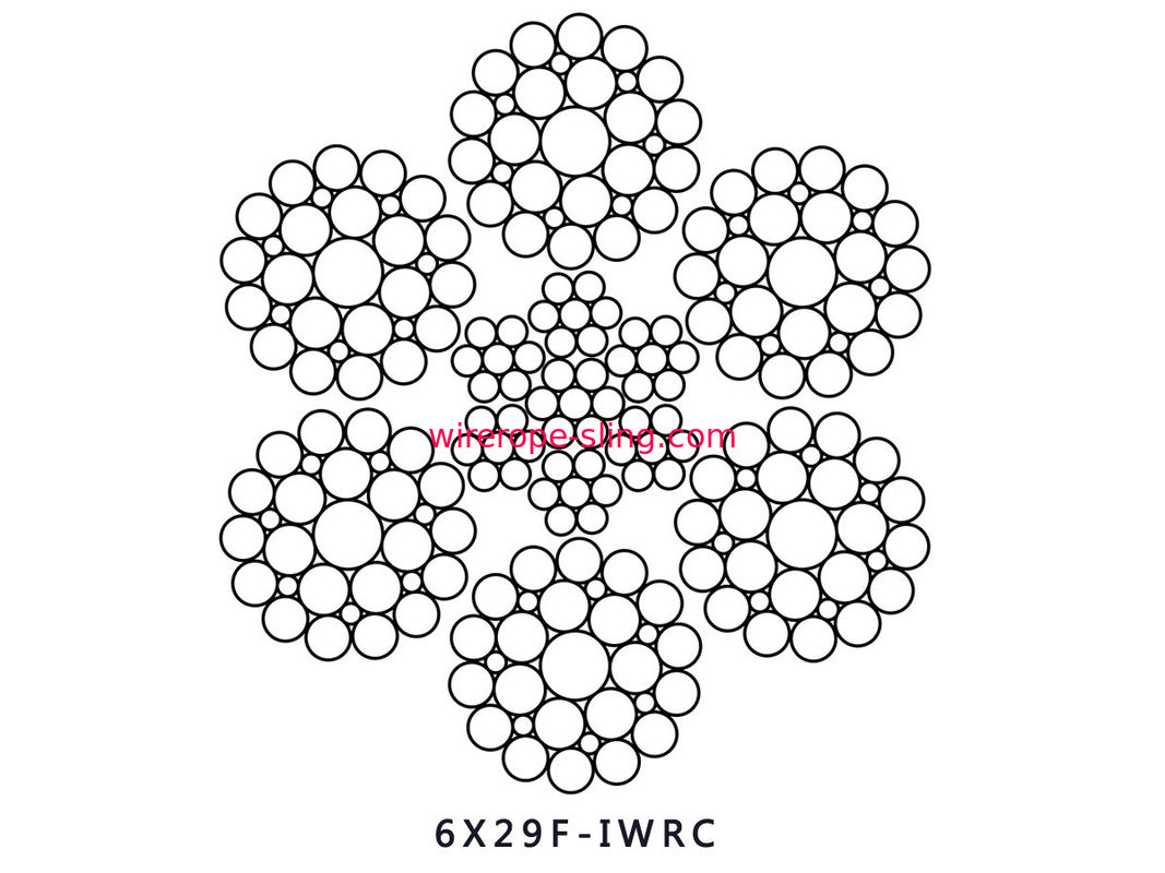 6x29fi câbles en acier galvanisé ou non galvanisé