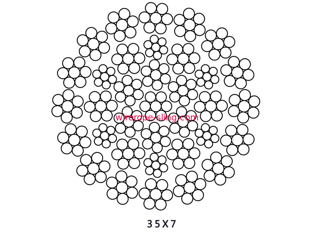 Grand poids léger de corde de fil d'acier de facteur de sécurité pour la grue à tour de grue d'automobile