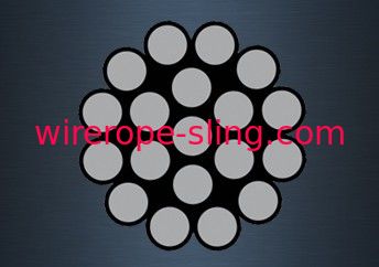 1x19 a galvanisé la configuration à haute résistance de la force RHOL de câbles de porte de garage de câble métallique