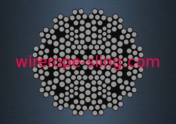 Câble métallique galvanisé par acier 35X7 (6/1) tournant non pour la corde de grue de pilier