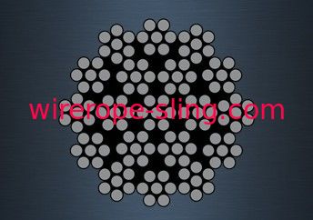 Câble métallique en mer de grue, stabilité dimensionnelle de corde résistante de rotation