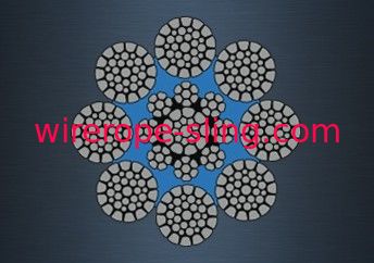 La sécurité a galvanisé la corde en acier, compacte résistance à la fatigue de recourbement de haute de câble métallique