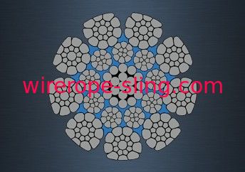 Acier tournant non le câble métallique, fil galvanisé de câble K9 x stabilité dimensionnelle de K19S