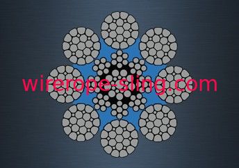 Norme galvanisée non alliée du câble métallique ASTM pour la grue mobile de port