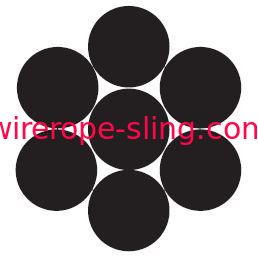 Type 316 câble de sécurité d'acier inoxydable, norme du câble métallique d'avions DIN