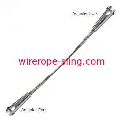 Catégorie marine de solides solubles d'Assemblées architecturales de câble métallique avec la fourchette de régleur